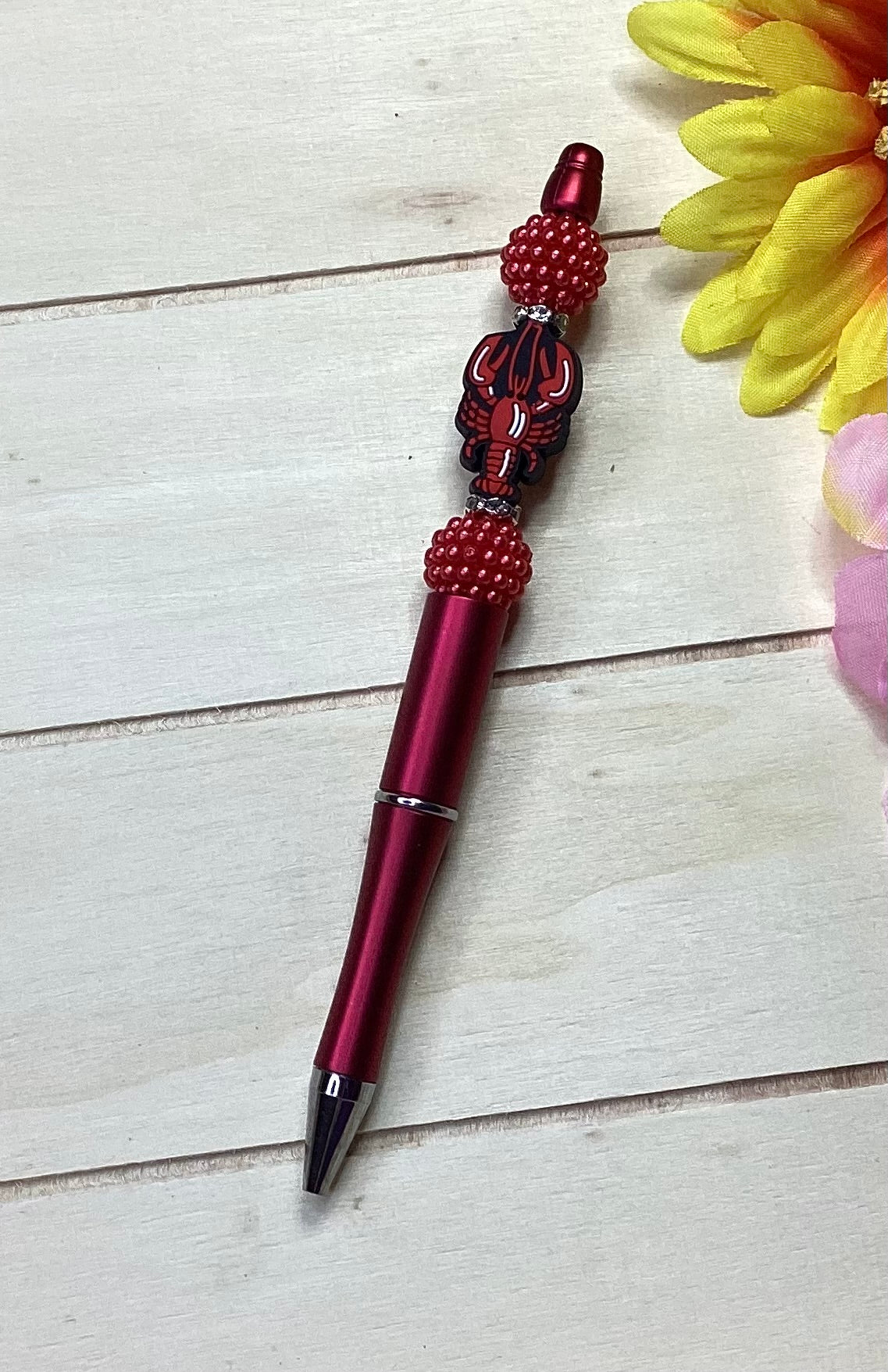 Crawdad Bead Pen