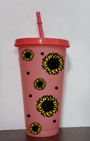 Sunflowers Cold Cup