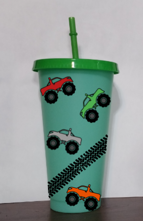 Monster Truck Cold Cup