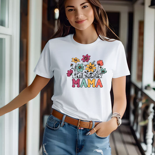 Flower MAMA T Shirt