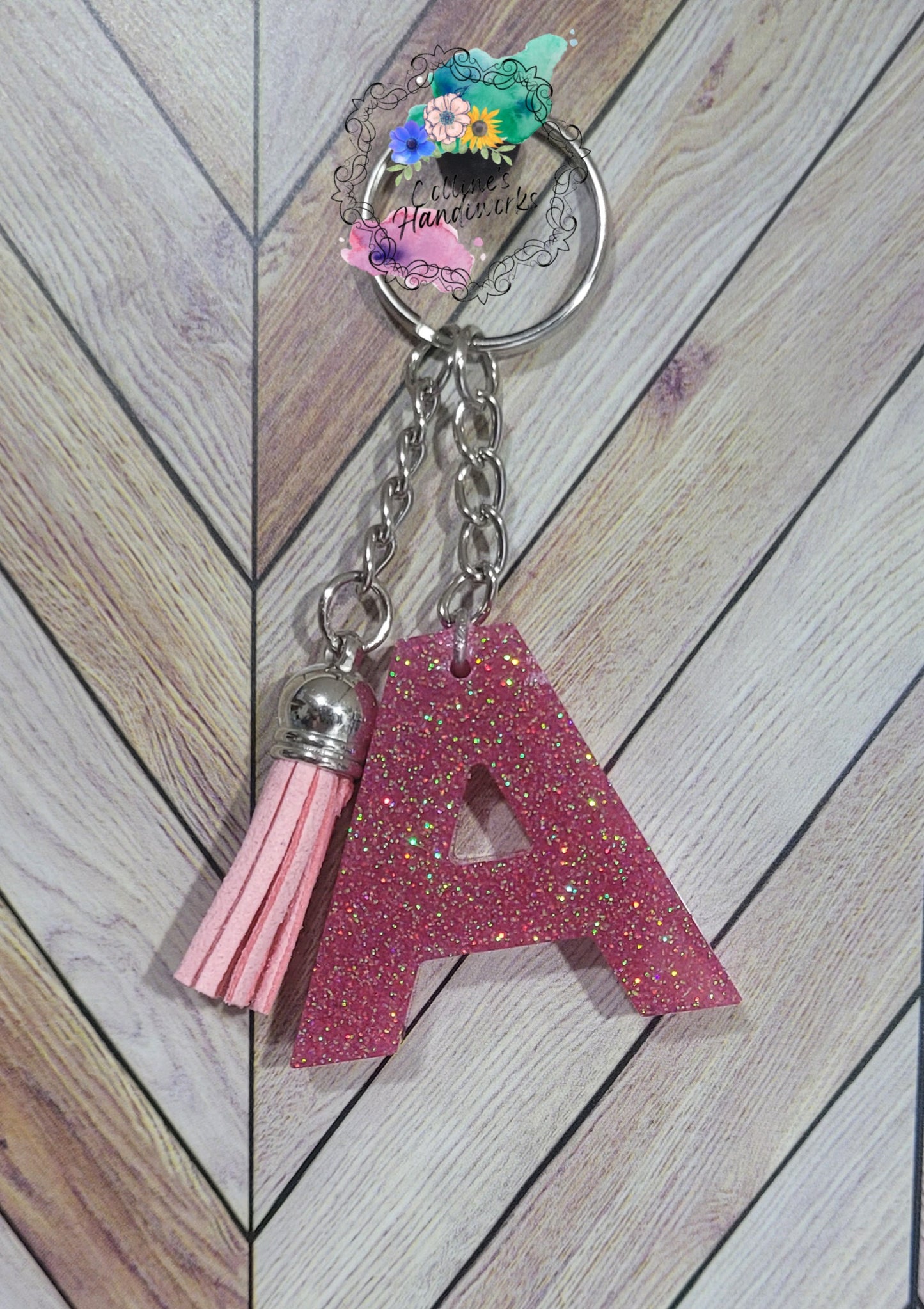 Custom Letter Keychain *MADE TO ORDER*