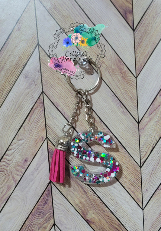 Letter S Keychain