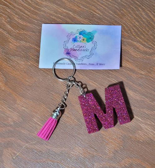 Letter M Keychain